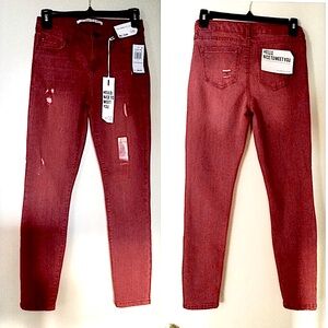 Celebrity Pink Distressed Skinny Jeans